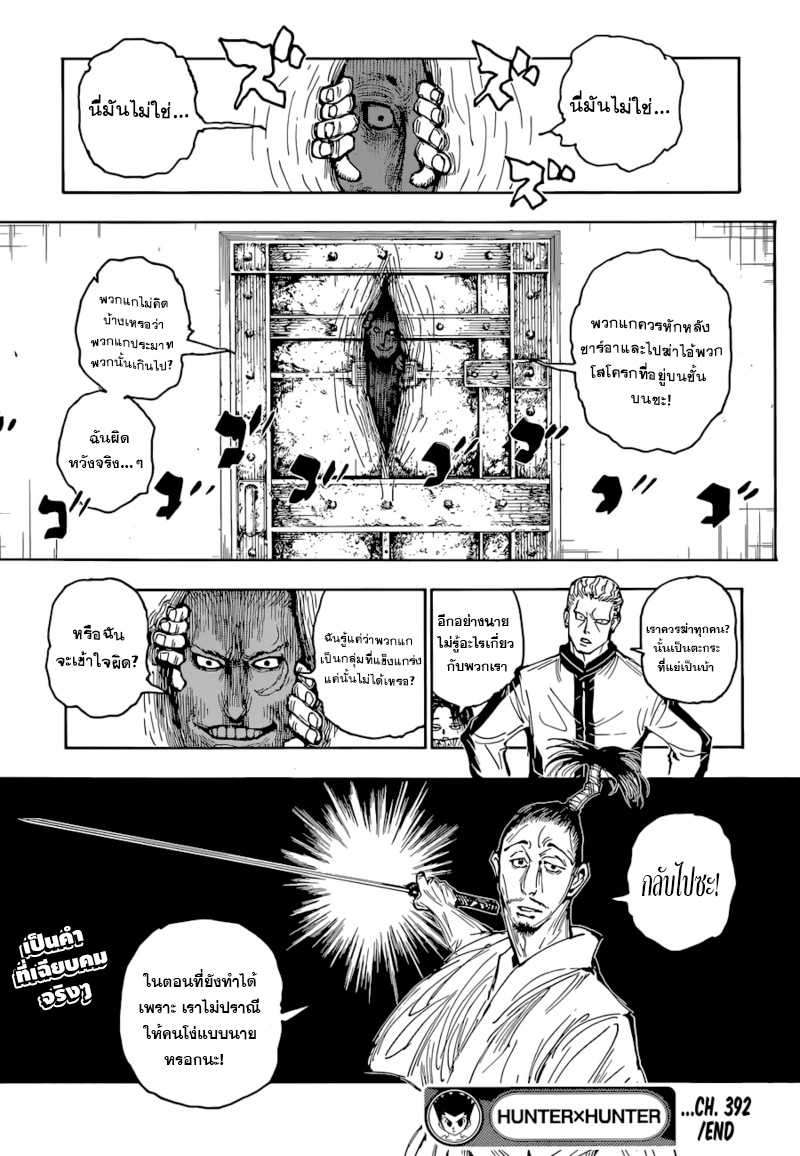 Hunter x Hunter ตอนที่ 393 page 19